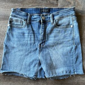 Judy Blue Light Blue Denim Cutoff Shorts